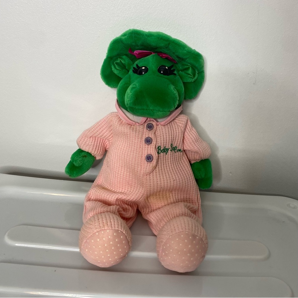 Vintage Barney&Friends BABY BOP Bedtime Pajamas Sleeper Stuffed Animal Plush 90s